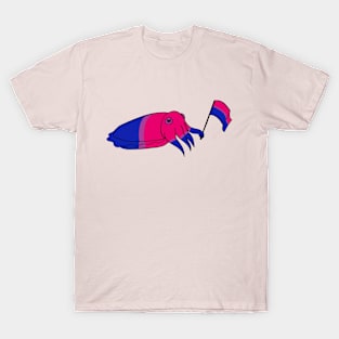 Cuttlefish Pride - Bisexual Pride T-Shirt